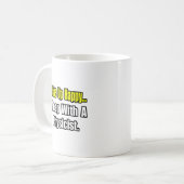 物理学者と寝る コーヒーマグカップ (正面左)
