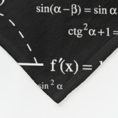 物理学者のためのパーソナライズな物理学のギフト フリースブランケット (角)