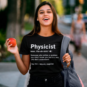 物理学者の定義の物理科学の愛好家 Tシャツ