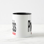 物理学者の方が良い マグカップ (中央)