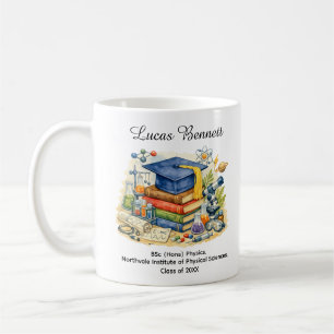 🎓物理学者の記念すべき卒業を祝うマグカップ コーヒーマグカップ