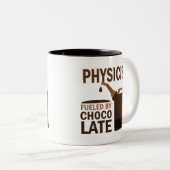 物理学者の(おもしろいな)ギフト ツートーンマグカップ (正面右)