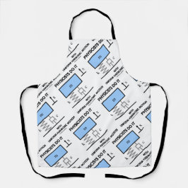 物理学者は均一な調和運動で行う エプロン
