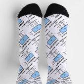 物理学者は均一な調和運動で行う ソックス (上部)