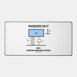 物理学者は均一な調和運動で行う デスクマット