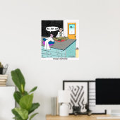 物理学者めい想の ポスター (ホームオフィス)