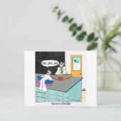 物理学者めい想の ポストカード (スタンド正面)