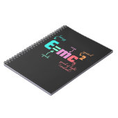 物理学者エネルギー相対性方程式 ノートブック (左側)