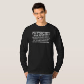 物理学者定義 科学 物理学 数学 Tシャツ (正面フル)