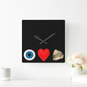 物理学者用リバス スクエア壁時計 (ホーム)