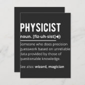 物理学者 サンキューカード (正面/裏面)