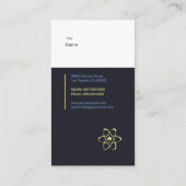 物理学者 名刺 (裏面)