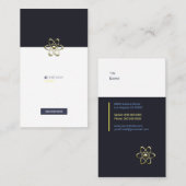 物理学者 名刺 (正面/裏面)