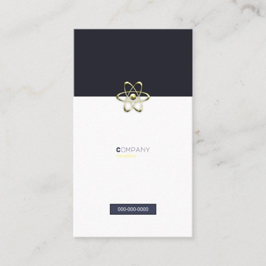 物理学者 名刺 (正面)