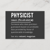 物理学者 名刺 (正面)