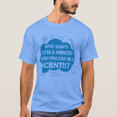 物理学者+物理学+ギフト+友人と言う科学者 Tシャツ (正面)