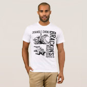 物理学101: 三角形のチョーク Tシャツ (正面フル)