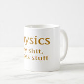 物理学 コーヒーマグカップ (正面右)