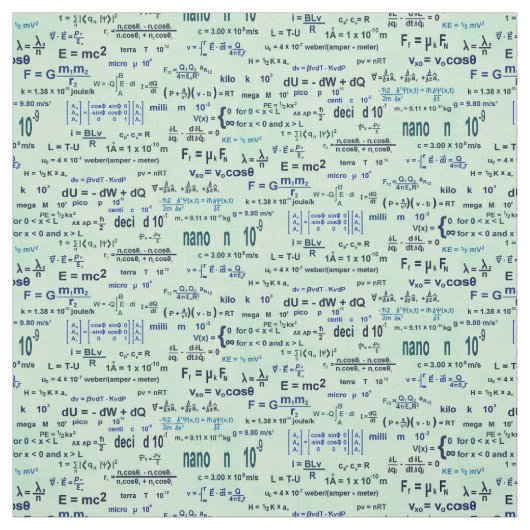 物理学 ファブリック (見本)