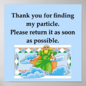 物理学 ポスター (正面)