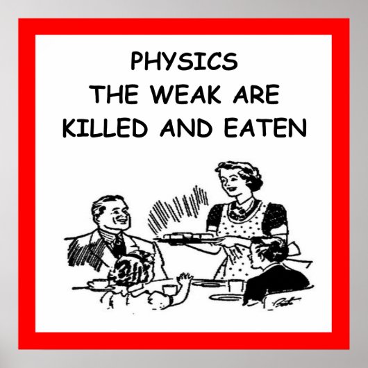 物理学 ポスター (正面)