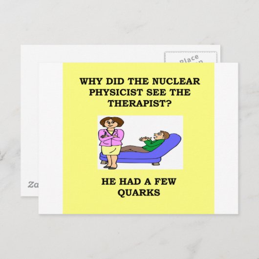 物理学 ポストカード (正面/裏面)