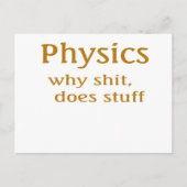物理学 ポストカード (正面)