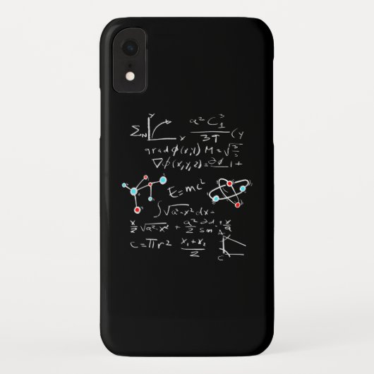 物理学 数学 公式 教師 生徒 原子と分子 Case-Mate iPhoneケース (裏面)