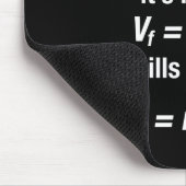 物理学-殺すのは突然の減速です マウスパッド (コーナー)