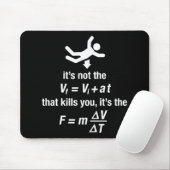 物理学-殺すのは突然の減速です マウスパッド (マウス)