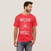 物理学 物理学者 原子核科学 フレンド Tシャツ (正面フル)