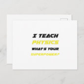 物理教え学あなたの超大国先生 ポストカード (正面/裏面)
