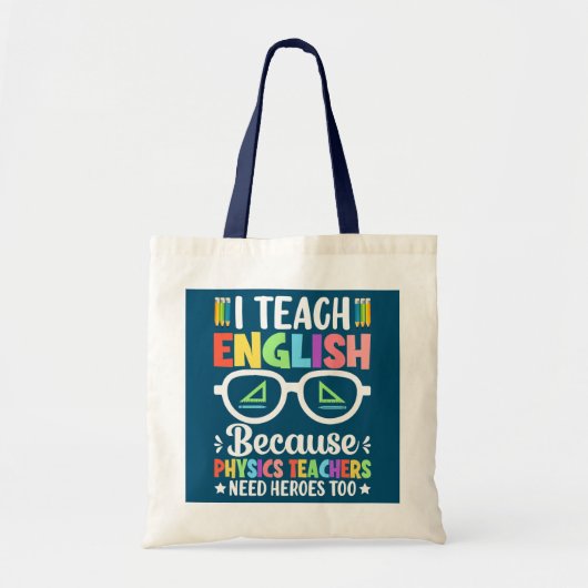 物理教え学の先生が必要だから私は英語だ トートバッグ (正面)