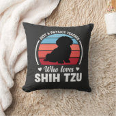 物理教師のシーツゥー犬好き クッション (ブランケット)