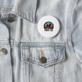 物理教師シベリアン・ハイ・ブリーダー復古犬Tシャツデザイン_ 缶バッジ (インサイチュ)
