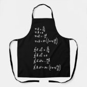 物理数学フォーミュラ学生先生招待状 エプロン (正面)