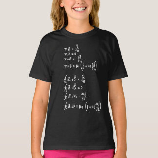 物理数学フォーミュラ学生先生招待状 Tシャツ