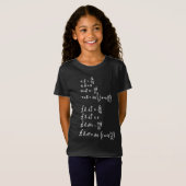 物理数学フォーミュラ学生先生招待状 Tシャツ (正面フル)