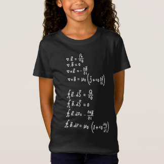 物理数学フォーミュラ学生先生招待状 Tシャツ