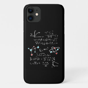 物理数学式先生の学生原子とモル iPhone 11 ケース