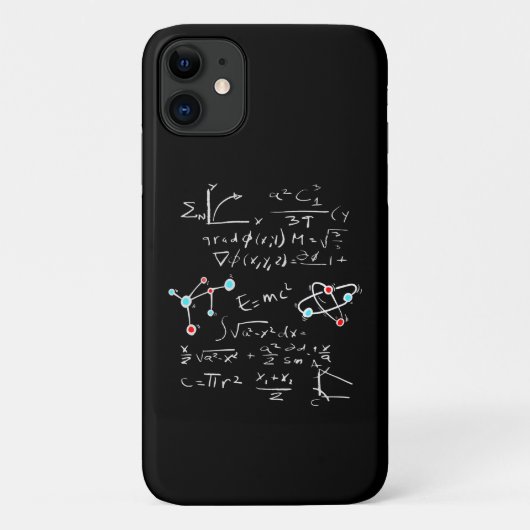 物理数学式先生の学生原子とモル Case-Mate iPhoneケース (裏面)