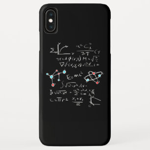物理数学式先生の学生原子とモル iPhone XS MAXケース