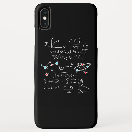 物理数学式先生の学生原子とモル Case-Mate iPhoneケース (裏面)