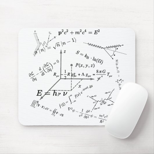 物理方程式と数式 マウスパッド (マウス)