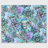 物理方程式と記号 ラッピングペーパー (フラット)