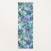 物理方程式ギーク青 ヨガマット (正面)