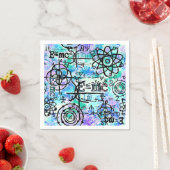 物理方程式ギーク スタンダードカクテルナプキン (インサイチュ)