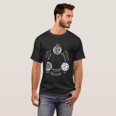 物理方程式物理科学未来物理学者 Tシャツ (正面フル)