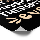 物理最高のセラピストエバーレオパレインボーギフト ポスター (角)