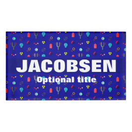 物理機器科学バッジ 名札